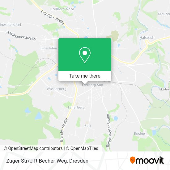Карта Zuger Str/J-R-Becher-Weg