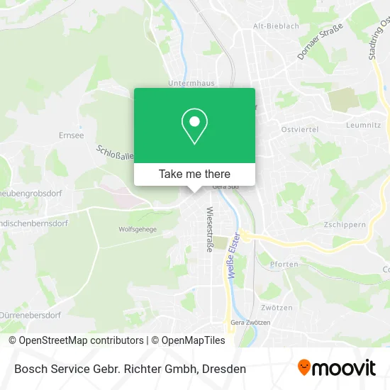 Карта Bosch Service Gebr. Richter Gmbh