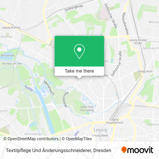 Карта Textilpflege Und Änderungsschneiderer