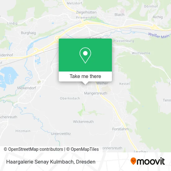 Haargalerie Senay Kulmbach map
