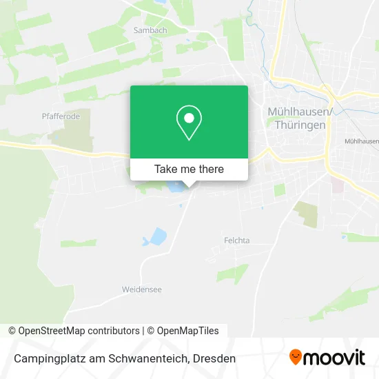 Карта Campingplatz am Schwanenteich
