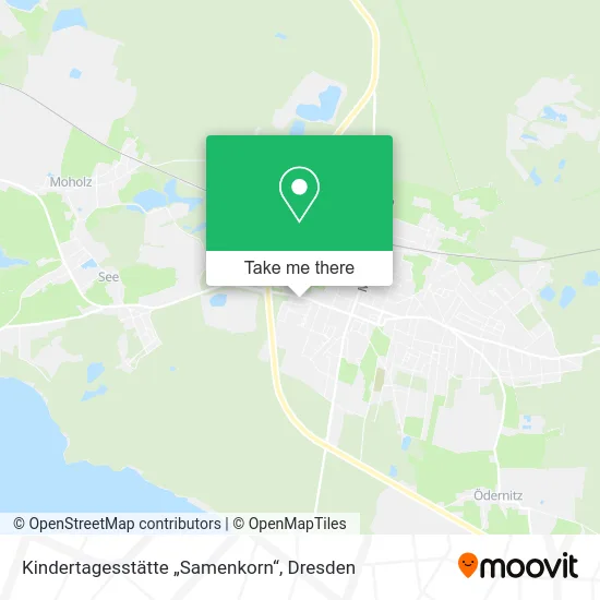 Карта Kindertagesstätte „Samenkorn“