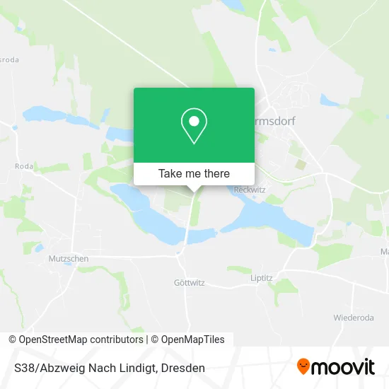 Карта S38/Abzweig Nach Lindigt