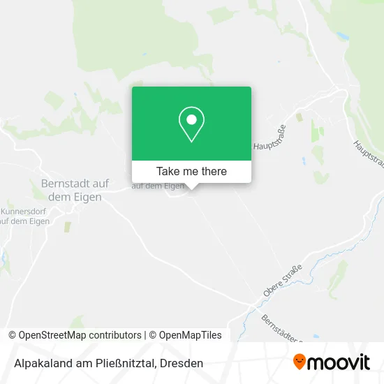 Карта Alpakaland am Pließnitztal