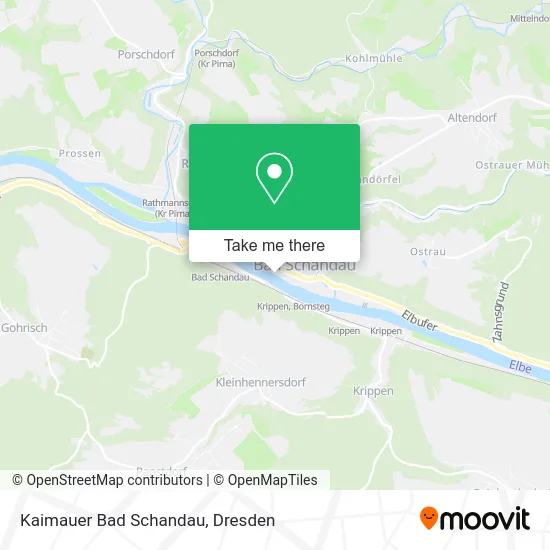 Карта Kaimauer Bad Schandau
