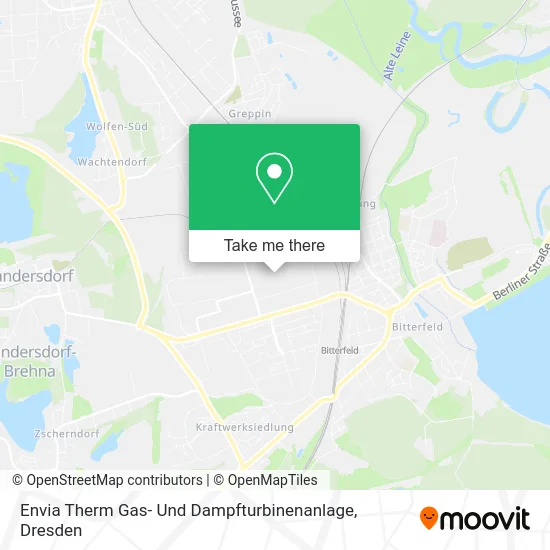 Карта Envia Therm Gas- Und Dampfturbinenanlage