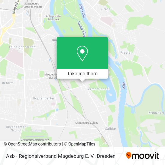 Карта Asb - Regionalverband Magdeburg E. V.