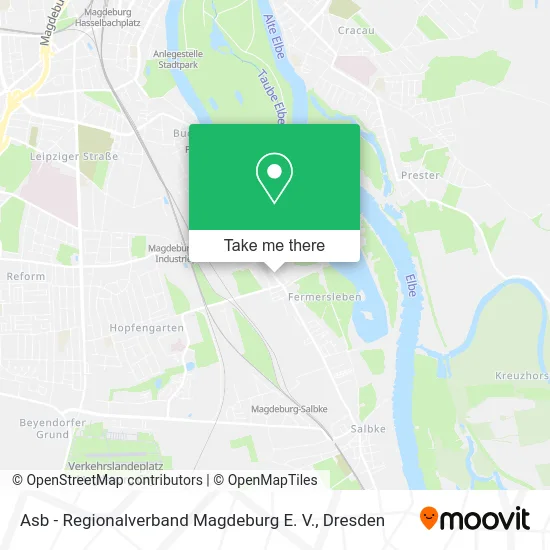 Карта Asb - Regionalverband Magdeburg E. V.
