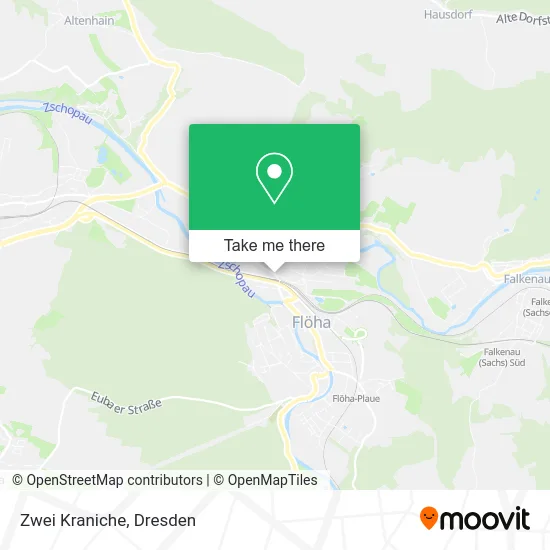 Карта Zwei Kraniche