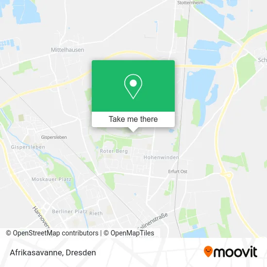 Карта Afrikasavanne