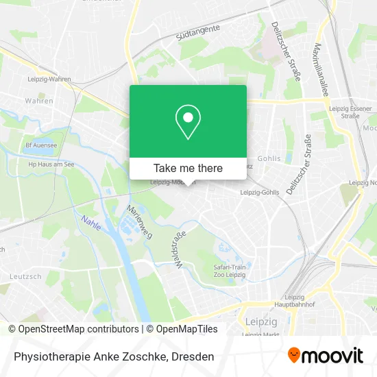 Карта Physiotherapie Anke Zoschke