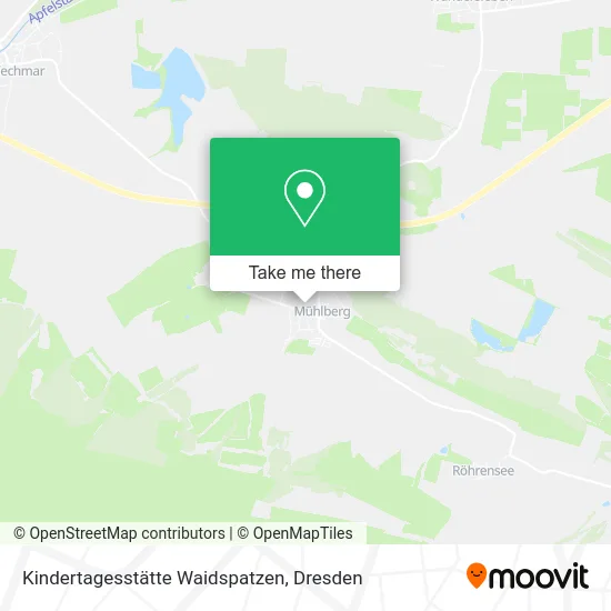 Карта Kindertagesstätte Waidspatzen