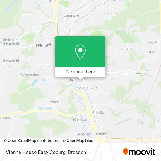 Карта Vienna House Easy Coburg