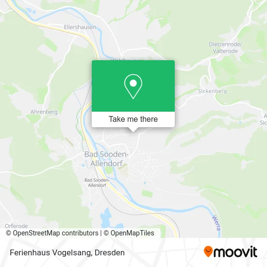 Карта Ferienhaus Vogelsang