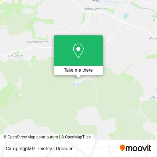 Карта Campingplatz Teichtal