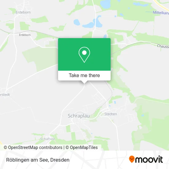 Карта Röblingen am See