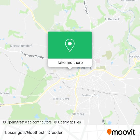 Lessingstr/Goethestr map