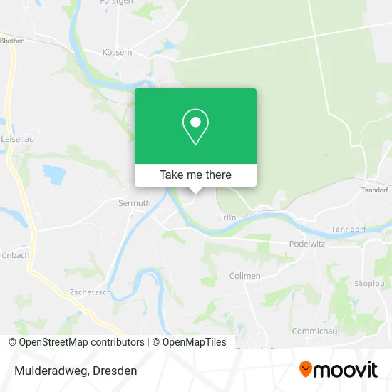 Карта Mulderadweg