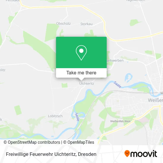 Карта Freiwillige Feuerwehr Uichteritz