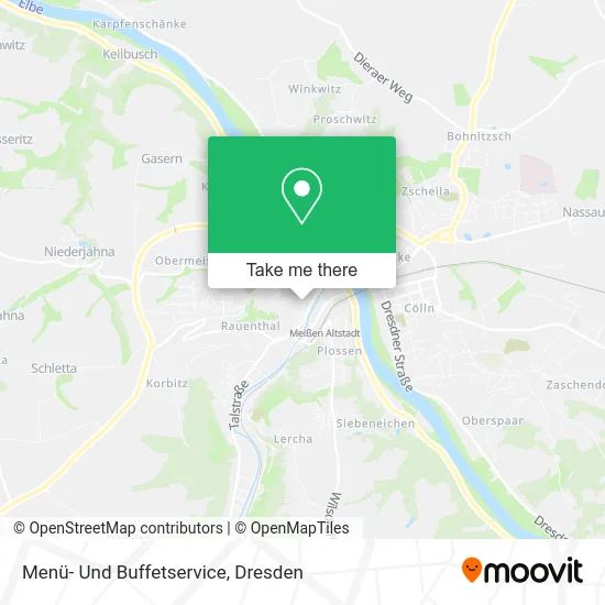Карта Menü- Und Buffetservice