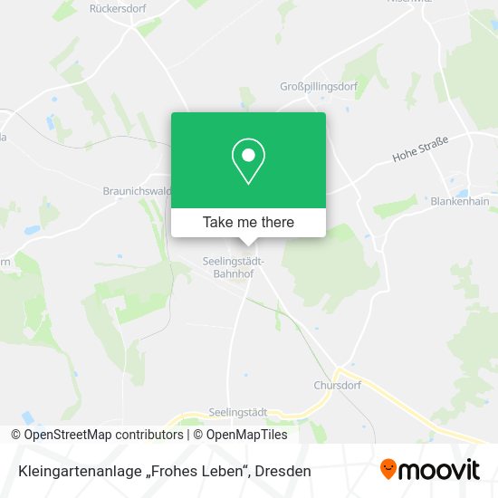 Карта Kleingartenanlage „Frohes Leben“