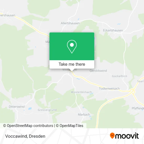 Карта Voccawind