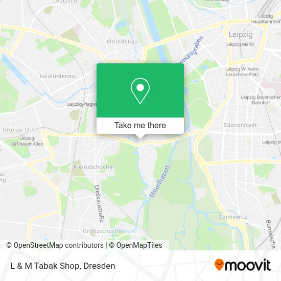 Карта L & M Tabak Shop
