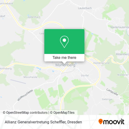 Карта Allianz Generalvertretung Scheffler