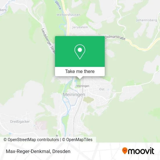 Карта Max-Reger-Denkmal