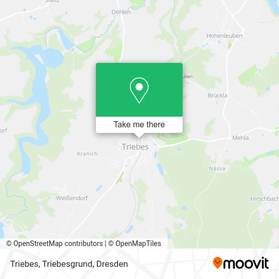 Карта Triebes, Triebesgrund