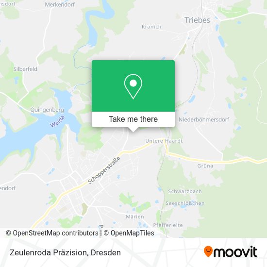 Карта Zeulenroda Präzision