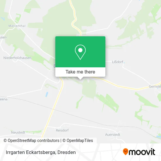 Карта Irrgarten Eckartsberga