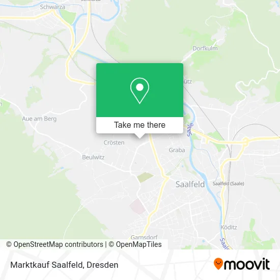 Карта Marktkauf Saalfeld