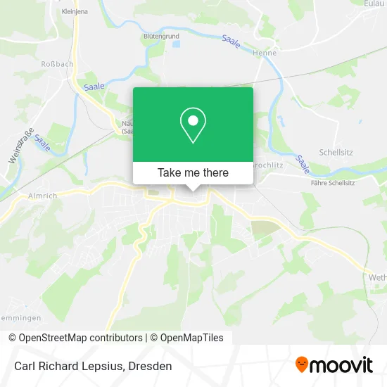 Карта Carl Richard Lepsius