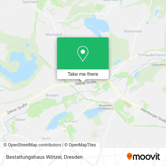 Карта Bestattungshaus Wötzel