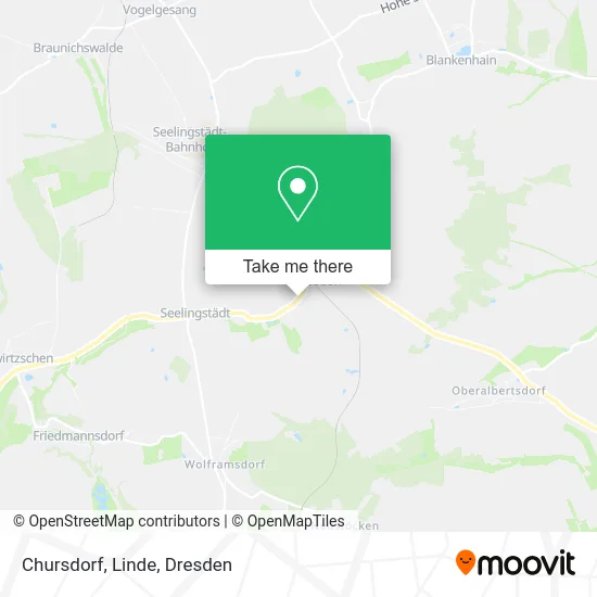 Карта Chursdorf, Linde