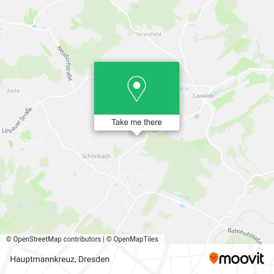 Карта Hauptmannkreuz