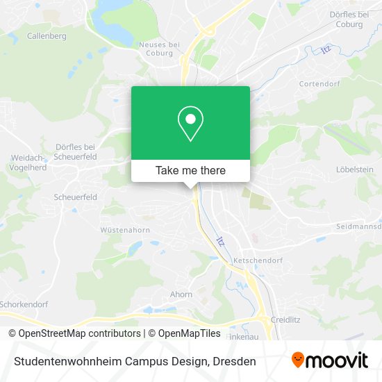 Карта Studentenwohnheim Campus Design