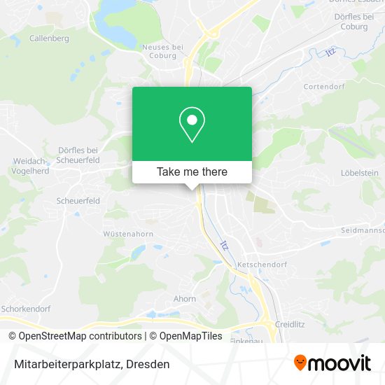 Карта Mitarbeiterparkplatz