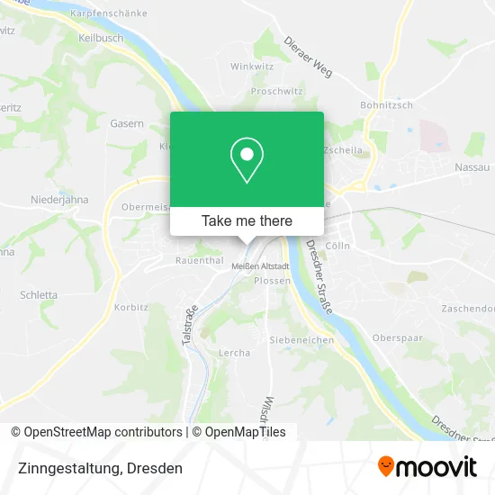 Карта Zinngestaltung
