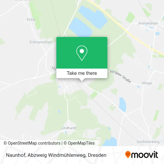 Карта Naunhof, Abzweig Windmühlenweg