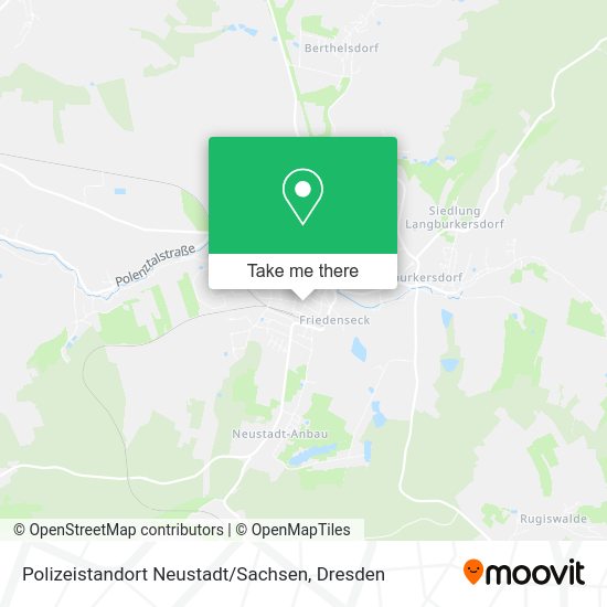 Карта Polizeistandort Neustadt / Sachsen