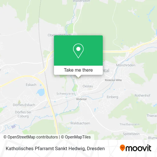 Карта Katholisches Pfarramt Sankt Hedwig