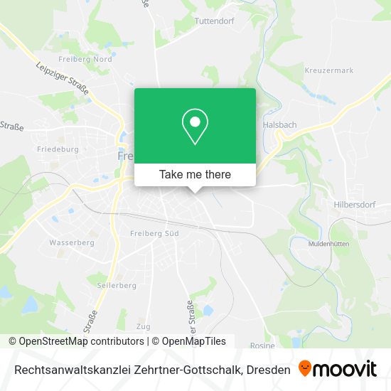 Карта Rechtsanwaltskanzlei Zehrtner-Gottschalk