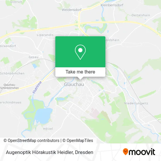 Карта Augenoptik Hörakustik Heidler