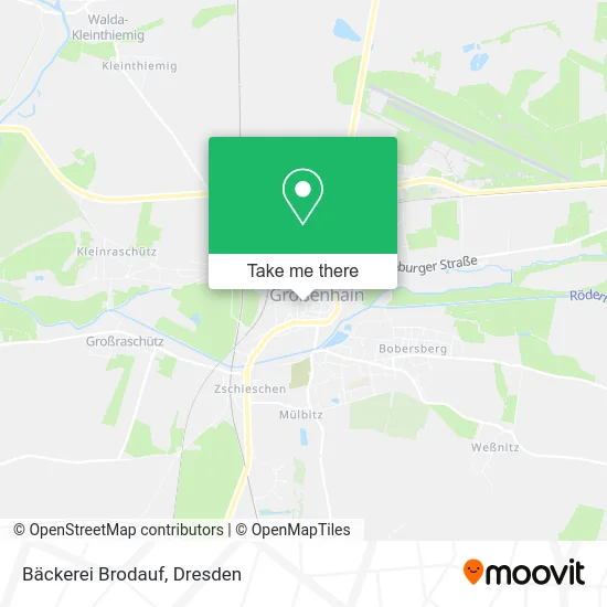 Карта Bäckerei Brodauf