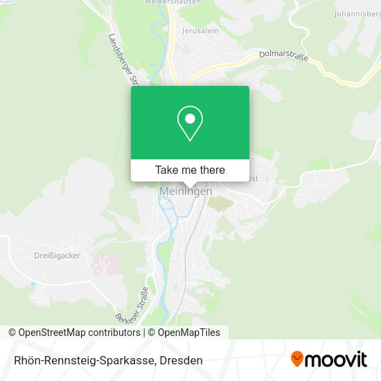 Карта Rhön-Rennsteig-Sparkasse