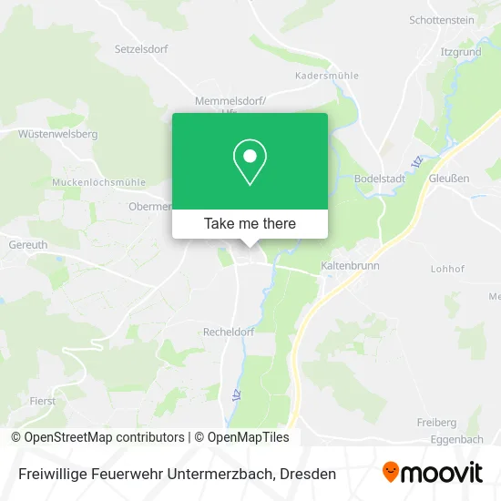 Карта Freiwillige Feuerwehr Untermerzbach