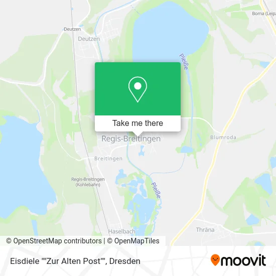 Карта Eisdiele ""Zur Alten Post""