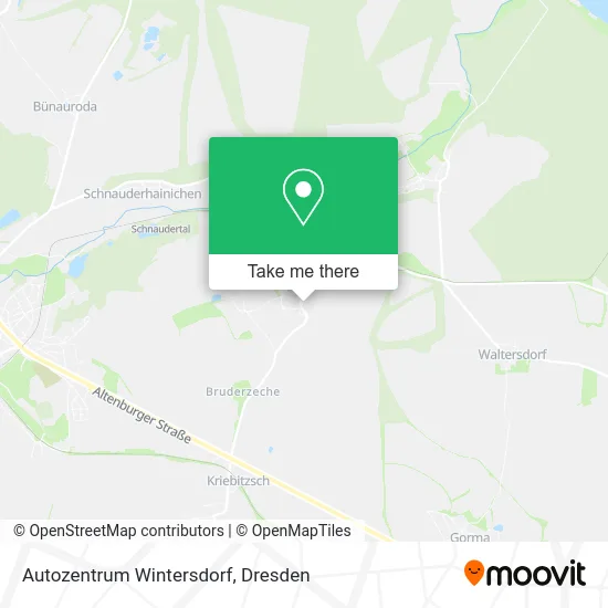 Карта Autozentrum Wintersdorf